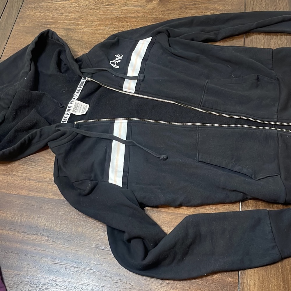 Pink zip jacket black - Picture 3 of 3